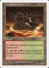 Floresta Karplusana / Karplusan Forest - Magic: The Gathering - MoxLand